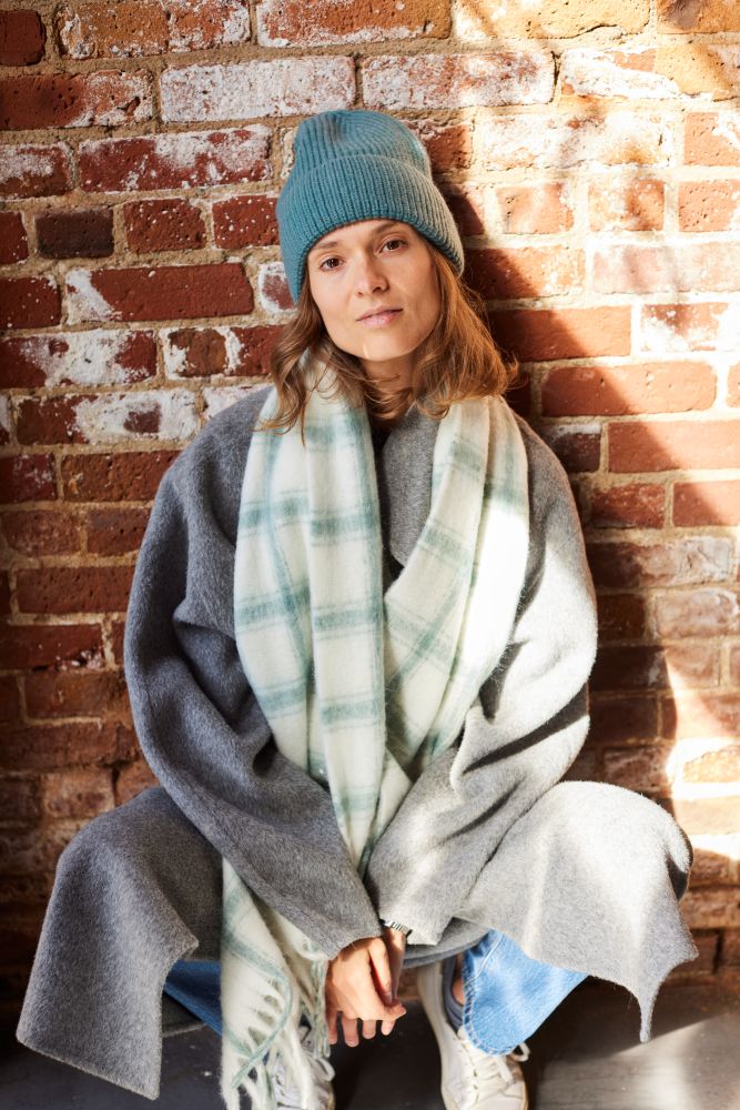 Hat Attack Warm Window Plaid Scarf