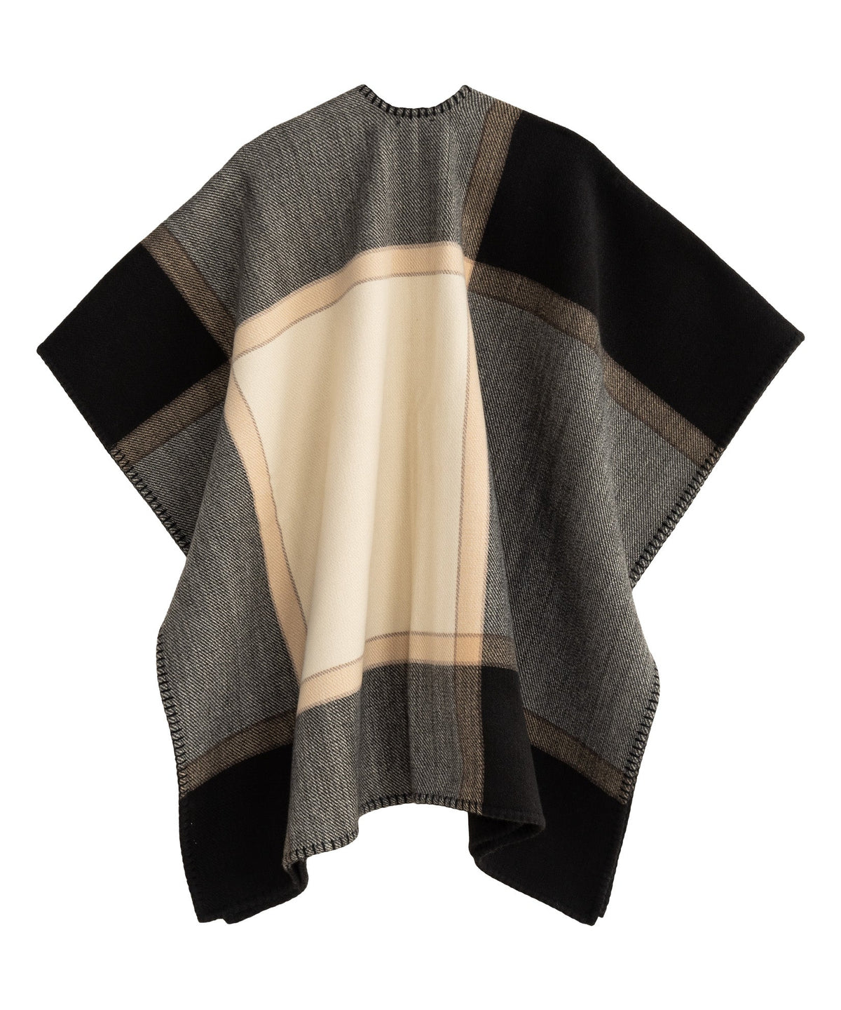 Echo Design Exploded Plaid Ruana