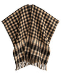 Echo Design Bordered Check Ruana