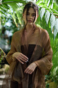 Saachi Silk Sparkle Wrap Scarf