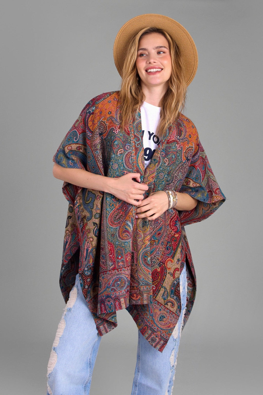 Saachi Regal Rococo Poncho