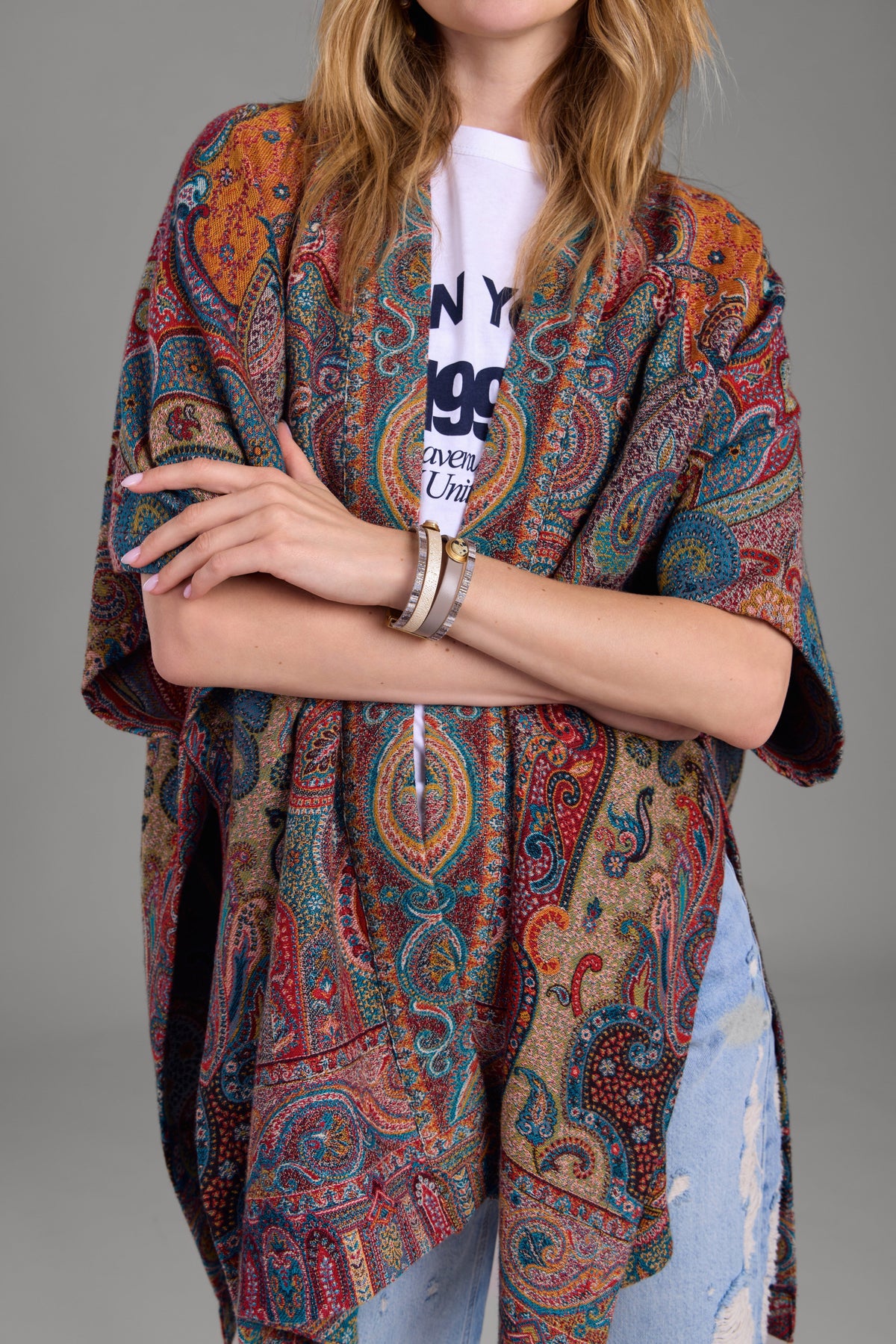 Saachi Regal Rococo Poncho