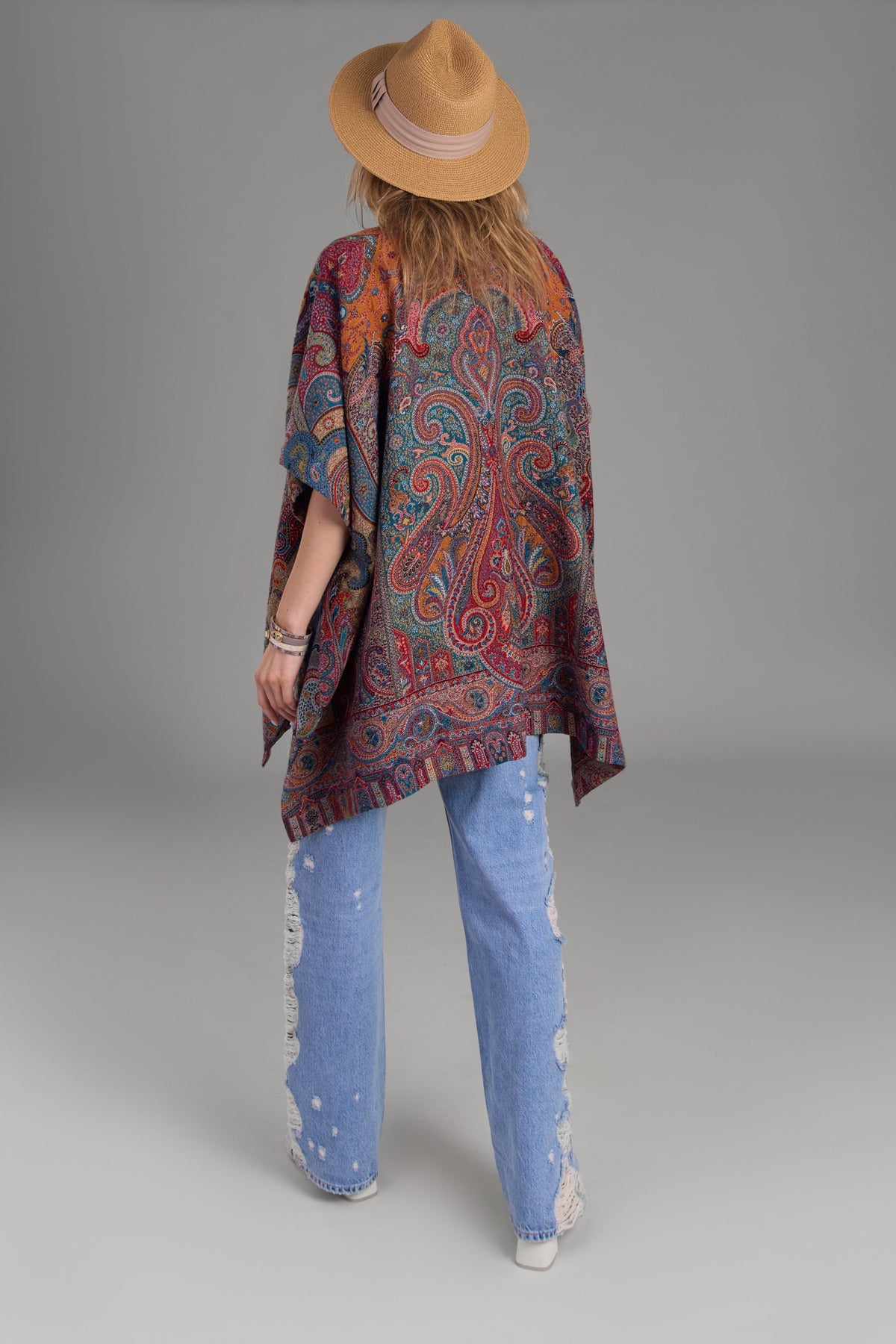 Saachi Regal Rococo Poncho
