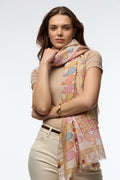 Saachi Paisley Palm Printed Scarf